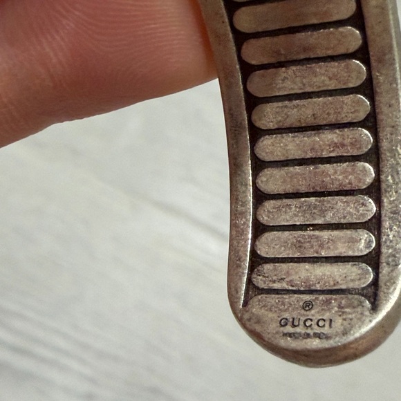 Gucci GG Marmont Sterling Silver Bangle - Picture 8 of 9